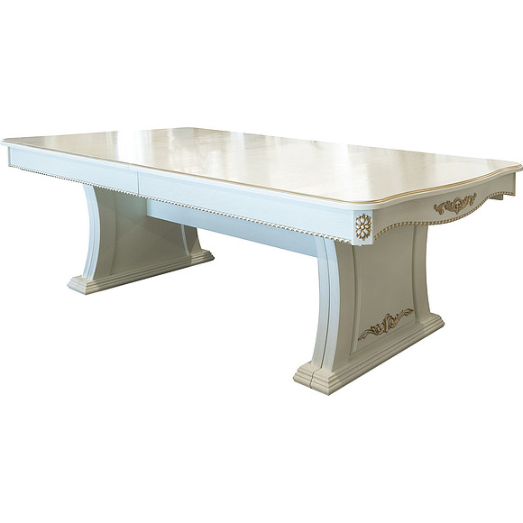 Стол обеденный «Гранд» П4.332.4.04, ადგილი: მასიური მუხა, ფერი: სპილოს ძვლის ფერი