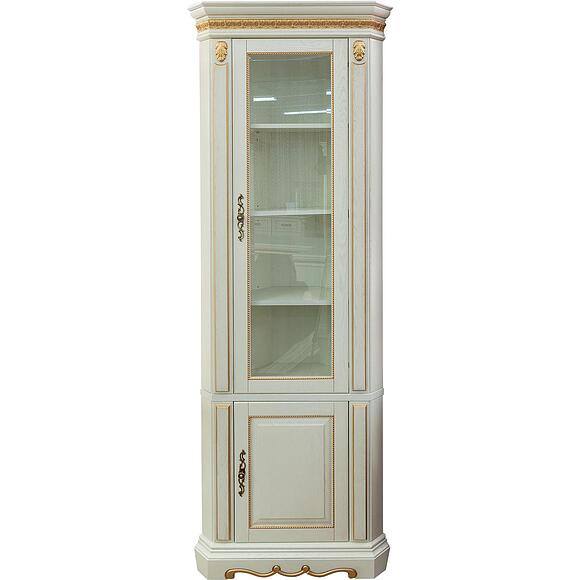 Шкаф комбинированный «Милана ДУ» П4.265.2.20/-01(П396.20/-01), Материал: Массив (дуб), Цвет: Слоновая кость с золочением (8C3A9212.jpg) Шкаф комбинированный «Милана ДУ» П4.265.2.20/-01(П396.20/-01), Материал: Массив (дуб), Цвет: Слоновая кость с золочением