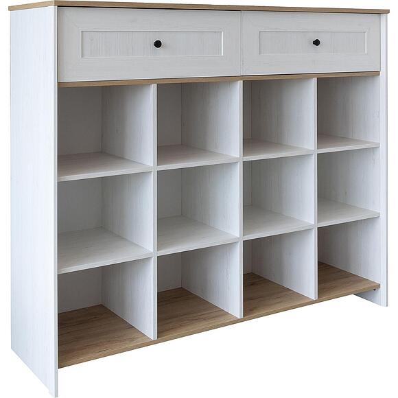 სტელაჟი «პარმა» პ7.050.0.61, ადგილი: ლდსპ, ფერი: ფიჭვი რანდერსი + მოოქროვილი მუხა კანტრი