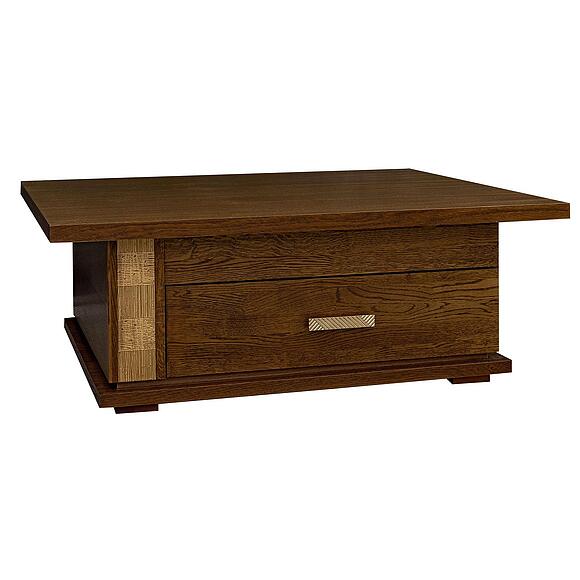 Стол журнальный «Тунис» П343.04Ш, ადგილი: დსპ+შპონი, ფერი: ბლისფერი ოქროსფერი ორნამენტებით