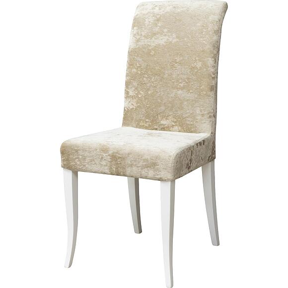 სკამი «ადელი მ» პ5.0605.5.01, ადგილი: ნაჭერი, ფერი: რძისფერი