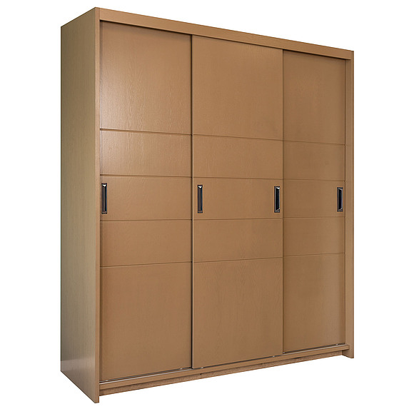 Шкаф-купе 3Д «Версаль» БМ2.777.1.23, Материал: ДСП, облицованная шпоном дуба, Цвет: Капучино