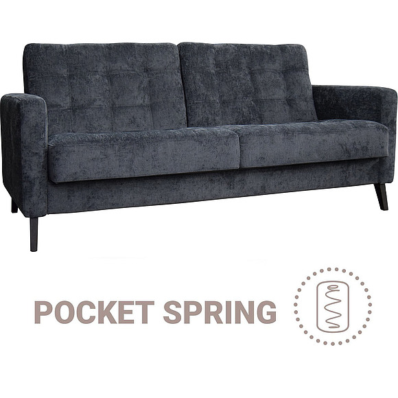 3-ადგილიანი დივანი «ბექი-3» (3მ), ადგილი: ნაჭერი, ტყავის ჯგუფი: 19 ჯგუფი, ტრანსფორმაციის მექანიზმი: მექანიზმით