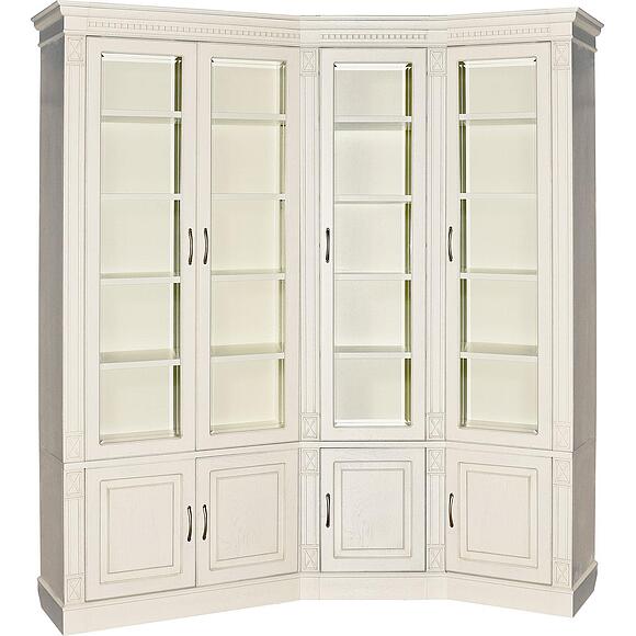 Набор мебели для библиотеки «Верди» П3.487.2.02 (П523.Н2), Материал: Массив (дуб), Цвет: Слоновая кость