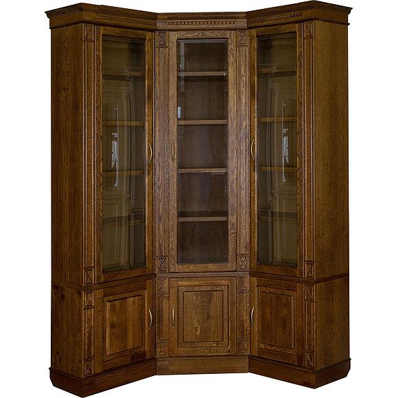 Набор мебели для библиотеки «Верди» П3.487.2.01 (П523.Н1), Материал: Массив (дуб), Цвет: Черешня