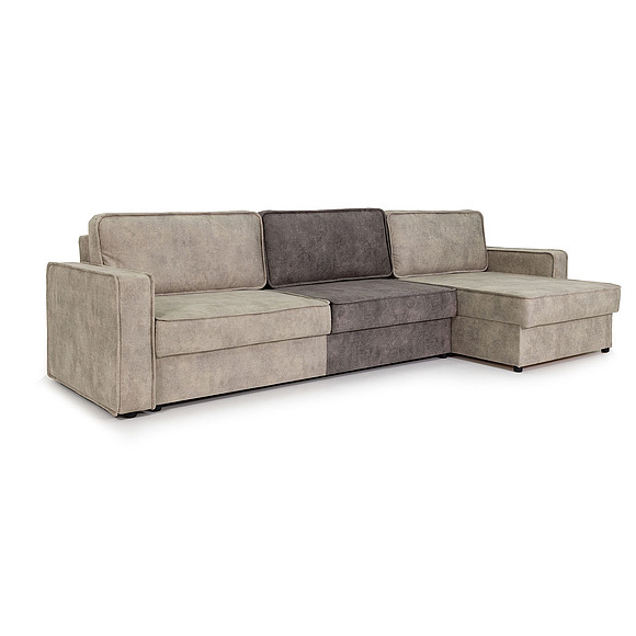 კუთხის დივანი «ჩერი 1» (3მლ/რ.8მრ/ლ), ადგილი: ნაჭერი, ტყავის ჯგუფი: 19 ჯგუფი