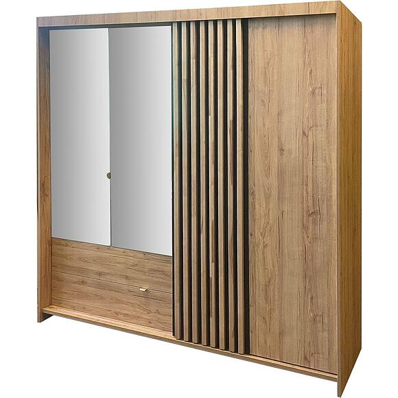 ტანსაცმლის კარადა «დეკო» ბმ2.776.1.65-01, ადგილი: ლდსპ, ფერი: ნავარის მუხა