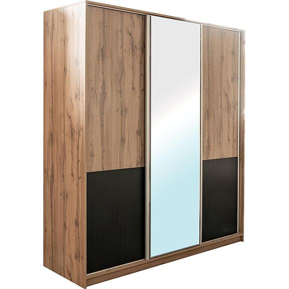 კარადა-კუპე 3დ «ბლექვუდი» პ3.556.1.43, ადგილი: ლდსპ, ფერი: მუხის ვოტანი + შავი