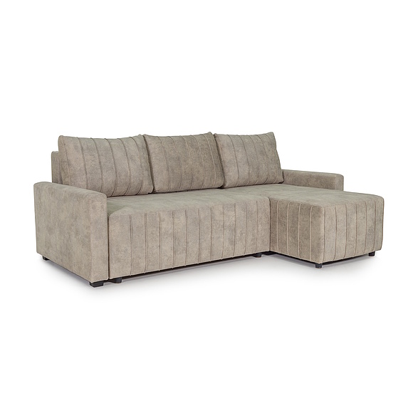 კუთხის დივანი «დარსი» (2მლ/რ.8რ/ლ), ადგილი: ნაჭერი, ტყავის ჯგუფი: 19 ჯგუფი, ტრანსფორმაციის მექანიზმი: მექანიზმით