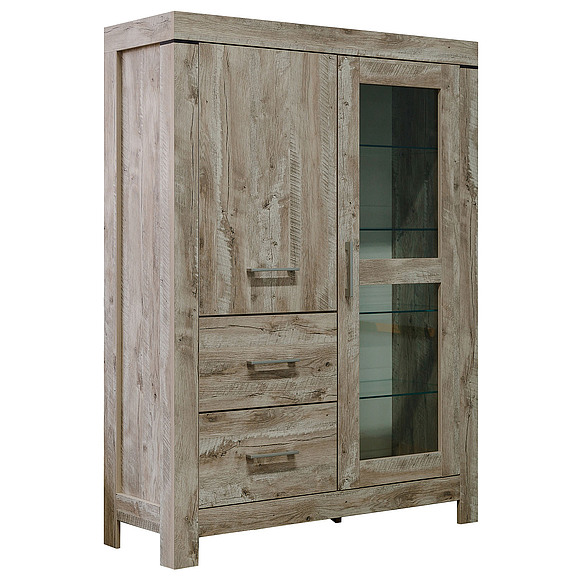 კარადა «გრანდე» პ6.606.0.05 (П606.05), ადგილი: ლდსპ, ფერი: იუკონ მუხა