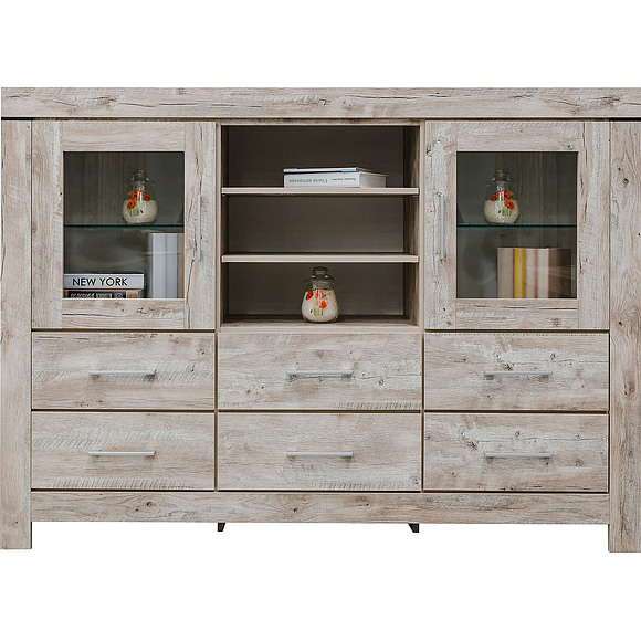 კარადა «გრანდე» პ6.606.0.07 (П606.07), ადგილი: ლდსპ, ფერი: იუკონ მუხა