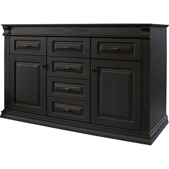 Тумба «Геттисберг Классик» БМ2.0747.1.34, ადგილი: მასიური მუხა, ფერი: ანტრაციდი