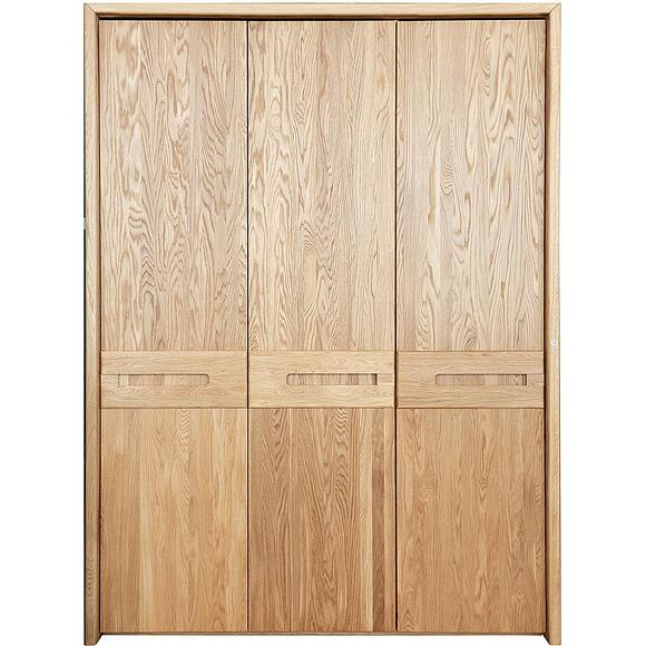 Шкаф для одежды 3д «Хедмарк» БМ2.761.1.03(2259), Материал: Массив (дуб), Цвет: Дуб натуральный