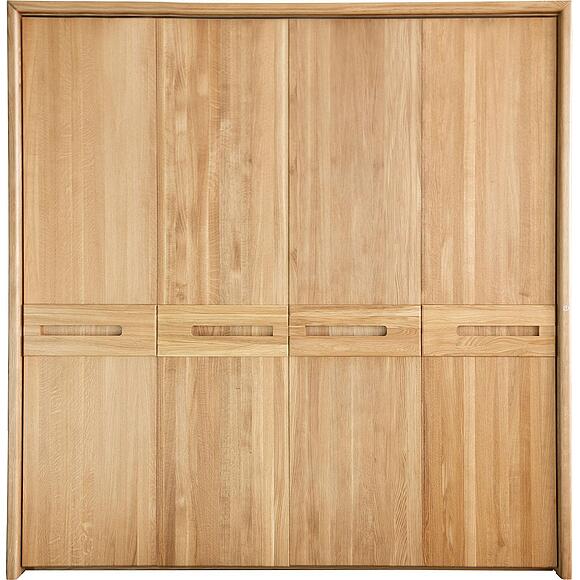 Шкаф для одежды 4д «Хедмарк» БМ2.761.1.27(2210), Материал: Массив (дуб), Цвет: Дуб натуральный