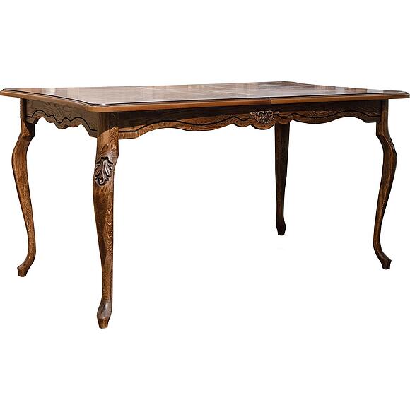 Стол обеденный «Алези» П1.350.4.06 (П353.06), Материал: Массив (дуб), Цвет: Табак