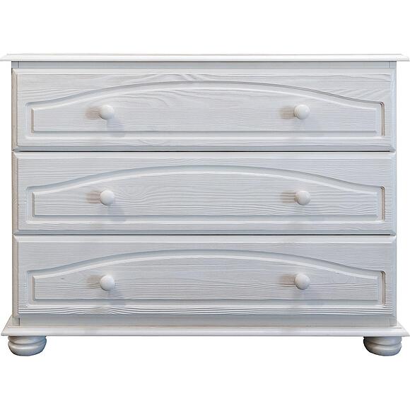 Комод «Лотос» БМ2.701.1.29(1124), Материал: Массив (сосна), Цвет: Брашированный крем