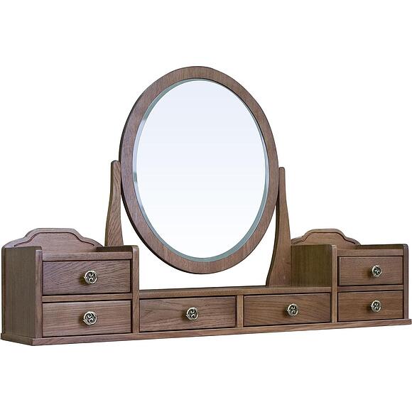 სარკე-ზედა სადგამით «იუსტინა» ბმ2.691.1.63(2365), ფერი: კაკალი