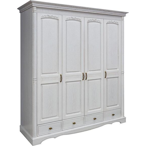 Шкаф для одежды 4д «Паола» БМ2.671.1.27(2164), Материал: Массив (дуб), Цвет: Розовый пепел