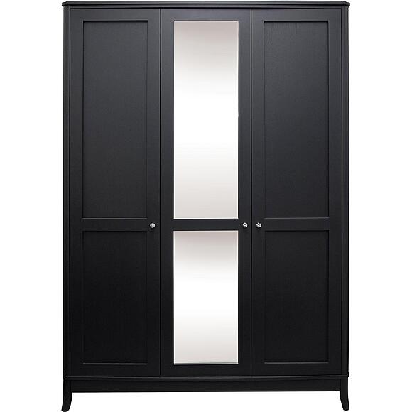 ტანსაცმლის კარადა 3დ «ტიფანი» ბმ2.681.1.03-01(2553-01), ადგილი: მასიური მუხა, ფერი: ანტრაციდი