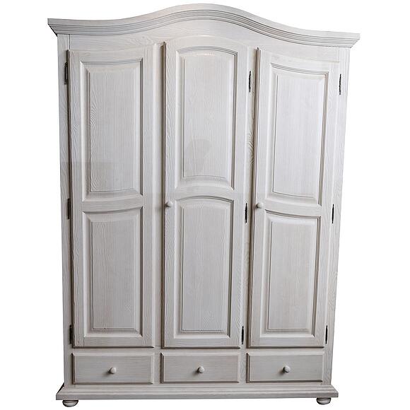 Шкаф для одежды 3д «Лотос» БМ2.701.1.44(2191), Материал: Массив (сосна), Цвет: Брашированный крем