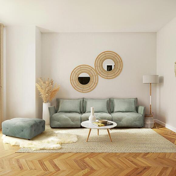 დივანი «კოლამბუსი» (1ლ101რ+18), ადგილი: ნაჭერი, ტყავის ჯგუფი: 19 ჯგუფი