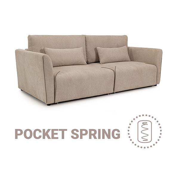 3-ადგილიანი დივანი «კამელოტი» (1მლ/რ.1მრ/ლ), ადგილი: ნაჭერი, ტყავის ჯგუფი: 19 ჯგუფი