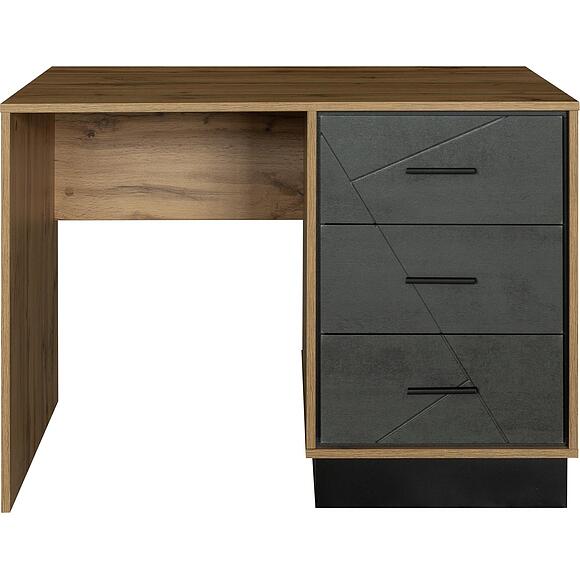 Стол письменный «Лайн» П6.619.2.16 (П619.16-1), Материал: МДФ+ПВХ, Цвет: Камень серый/Дуб вотан/Чёрный (Kamen_serij_Stol_pismennij_Lain_P619-16_-1.jpg) Стол письменный «Лайн» П6.619.2.16 (П619.16-1), Материал: МДФ+ПВХ, Цвет: Камень серый/Дуб вотан/Чёрный