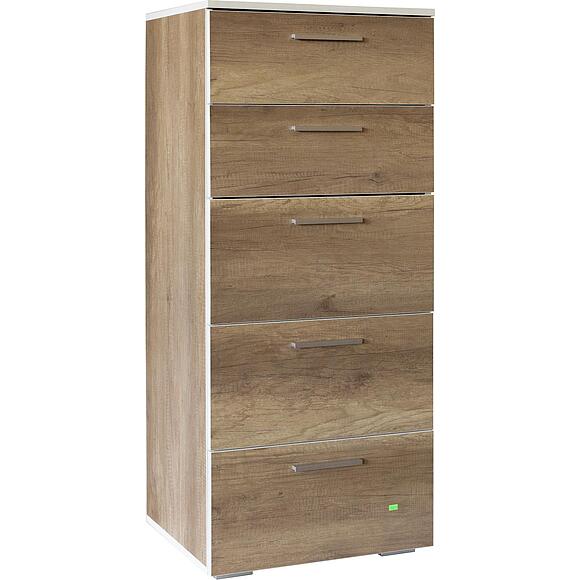 Комод «Юнона Лайт» П3.0582.1.21, Материал: ЛДСП, Цвет: Дуб бордо лайт+Дуб каньон