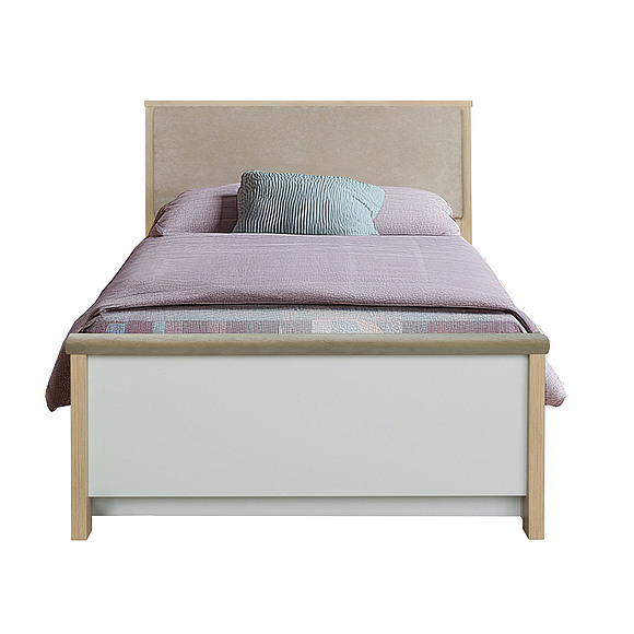 საწოლი 1-09 «პორტუსი» პ3.600.1.02, ადგილი: ლდსპ, ფერი: Пепел + Дуб мадуро, საძილე ადგილი: 2000x900 мм, ზომა: 2094×1016×1090