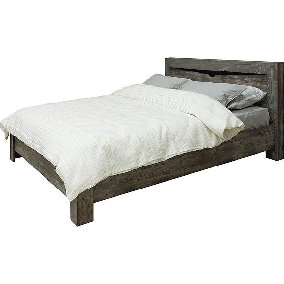 Кровать двуспальная «Ирвинг», Материал: ЛДСП, Цвет: Сосна джексон, Спальное место: 2000х1600 мм, Размер: 2141×1648×960