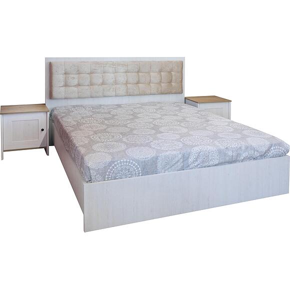 Кровать 2-16 «Парма» П7.050.1.01, Материал: ЛДСП, Цвет: Сосна рандерс, Спальное место: 2000x1600 мм