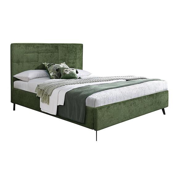 Кровать двойная «Филия», Группа ткани: 19 группа, Механизм трансформации: без механизма, Спальное место: 2000х1800 мм	, Размер: 2160×1930×1180