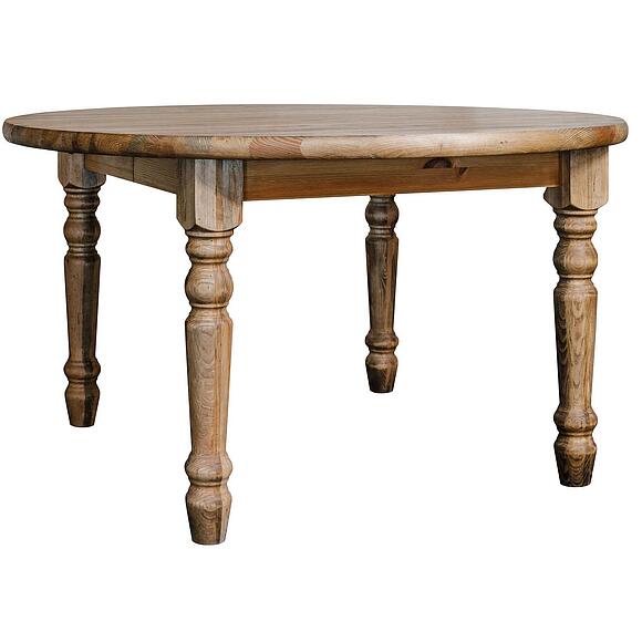 Стол обеденный «Лагус» БМ2.805.4.53(1777), Материал: Массив (сосна), Цвет: Искусственное старение