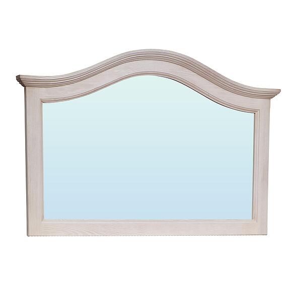 Зеркало настенное «Лотос» БМ2.701.1.32(1121), Материал: Массив (сосна), Цвет: Брашированный крем