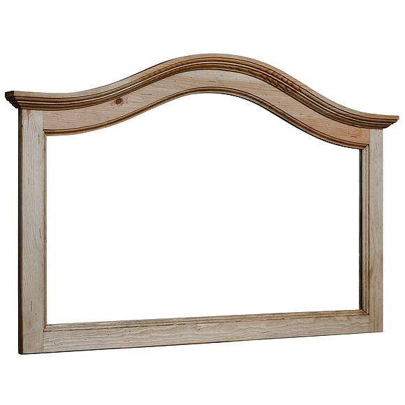 Зеркало настенное «Лотос» БМ2.701.1.32(1121), Материал: Массив (сосна), Цвет: Искусственное старение