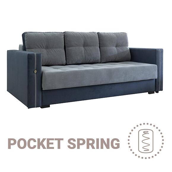 3-ადგილიანი დივანი «მელისა» მაგიდით (3მლ/რ), ადგილი: ნაჭერი, ტყავის ჯგუფი: 18 ჯგუფი