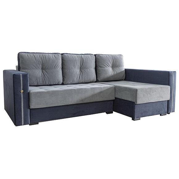 კუთხის დივანი «მელისა» (2мL/R6мR/L), ადგილი: ნაჭერი, ტყავის ჯგუფი: 18 ჯგუფი, ტრანსფორმაციის მექანიზმი: მექანიზმით