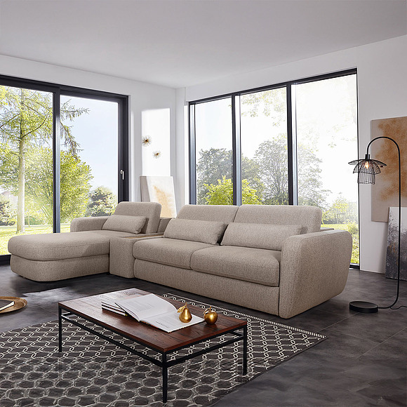 კუთხის დივანი «მერლინი» (3მლ/ღ.ტაბ.8მრ) - промо, ადგილი: ნაჭერი, ტყავის ჯგუფი: 20 ჯგუფი