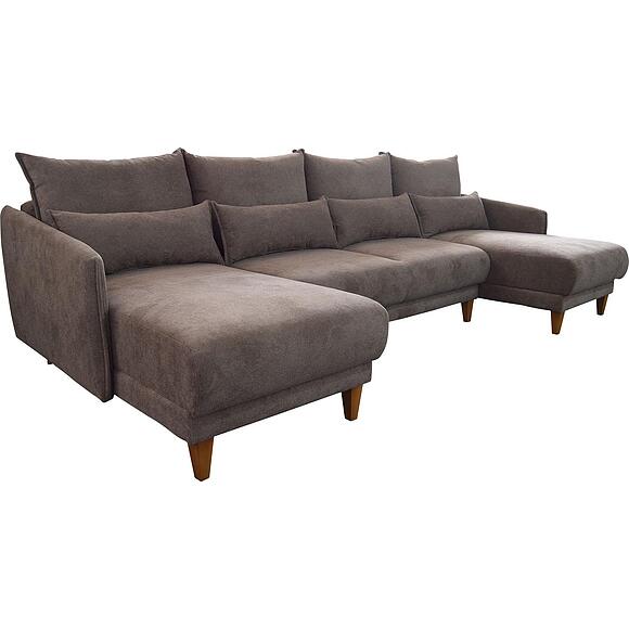 დივანი «ოირა» (6ლ.2მ.6რ), ადგილი: ნაჭერი, ტყავის ჯგუფი: 19 ჯგუფი