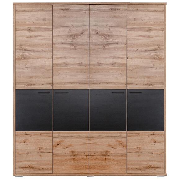 ტანსაცმლის კარადა «ბლექვუდ ლოფტი» პ3.0556.1.29, ადგილი: ლდსპ, ფერი: მუხის ვოტანი + შავი (P558-15_25da467478e5225da5b5f725d3e-1.jpg) ტანსაცმლის კარადა «ბლექვუდ ლოფტი» პ3.0556.1.29, ადგილი: ლდსპ, ფერი: მუხის ვოტანი + შავი