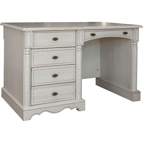 Стол письменный «Паола» БМ2.671.2.46/-01(2170/2170-01), Материал: Массив (дуб), Цвет: Розовый пепел