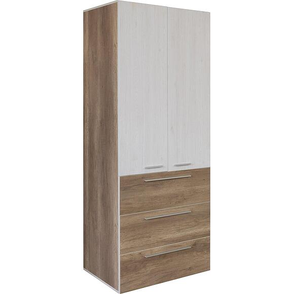 Шкаф для одежды 2д «Юнона Лайт» П3.0582.1.55, Материал: ЛДСП, Цвет: Дуб бордо лайт+Дуб каньон