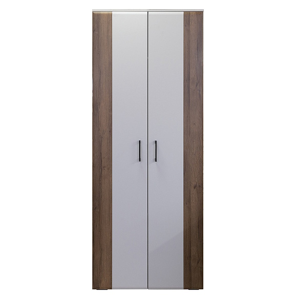 Шкаф для одежды 2д «Ариста» П3.593.1.29, ადგილი: ლდსპ, ფერი: კრემისფერი ნუბუკი + მუხის ტრიუფელი