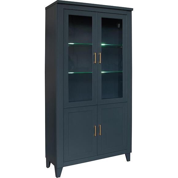 Шкаф «Амадей» П6.635.0.08, Материал: Массив (дуб), Цвет: Королевский синий  (Shkaf_Amadei_P6-635-0-08_korolevskii_sinii_.jpg) Шкаф «Амадей» П6.635.0.08, Материал: Массив (дуб), Цвет: Королевский синий