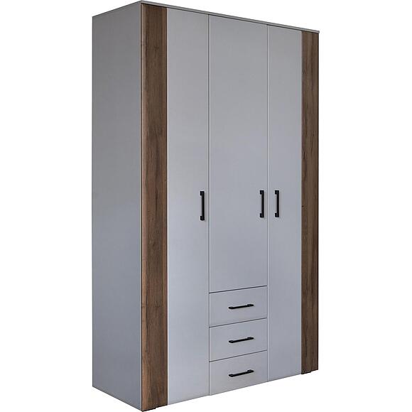 ტანსაცმლის კარადა 3დ «არისტა» პ3.593.1.30, ადგილი: ლდსპ, ფერი: კრემისფერი ნუბუკი + მუხის ტრიუფელი