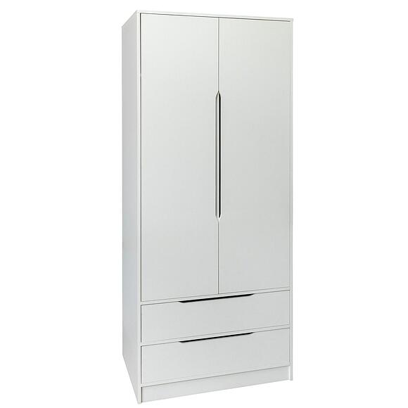 ტანსაცმლის კარადა 2დ «ლინელი» პ6.934.1.01, ადგილი: ლდსპ, ფერი: თეთრი