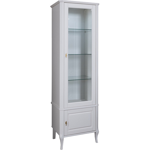 Шкаф «Нокс» П4.988.2.01-01, Материал: Массив (дуб), Цвет: Белый матовый