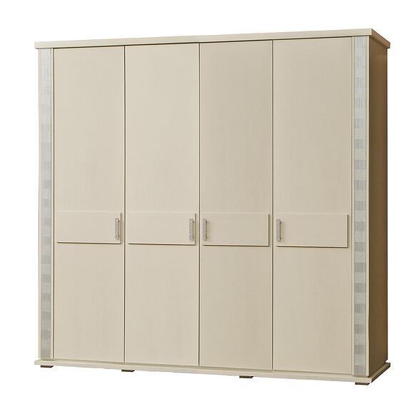 გარდერობი «ტუნისი» პ6.343.1.09 (П344.09/1), ადგილი: დსპ+შპონი, ფერი: სპილოსძვლისფერი ვერცხლით