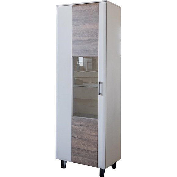 კარადა «არისტა» პ3.593.0.03, ადგილი: ლდსპ, ფერი: კრემისფერი ნუბუკი + მუხის ტრიუფელი