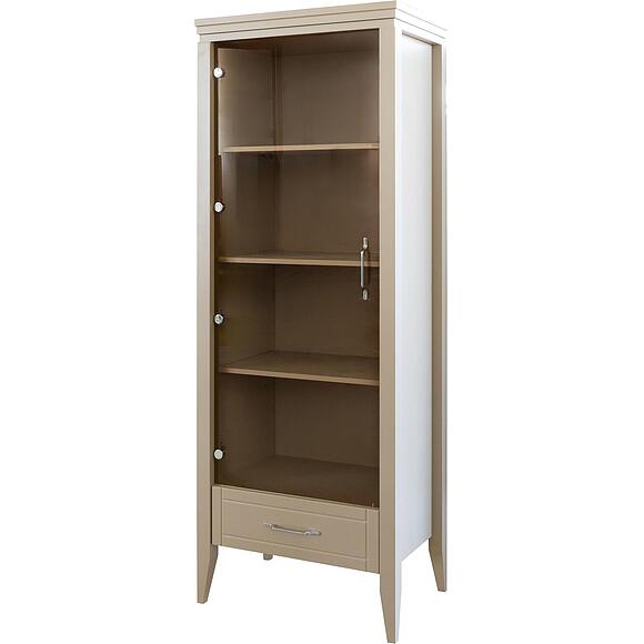 Шкаф-витрина «Орли» П3.590.0.06, Материал: МДФ, Цвет: Капучино